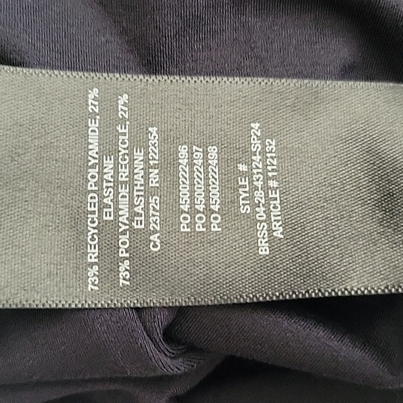 Aritzia Wilfred Black One Piece Bodysuit Long Sleeve Square Neck Medium - Picture 6 of 7